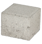 Ecotop Base Halve bss 10,5x10,5x8 normaal facet grijs KOMO