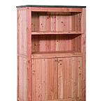 Buitenkeuken dubbel 168 Excellent, 168 x 109 x 56 cm (HxBxD) met 3 schappen en deuren, onbehandeld.