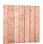 Douglas fijnbezaagd plankenscherm 15-planks 19 mm, 180 x 180 cm, onbehandeld.