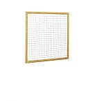 Grenen betonijzertrellis met maas 7,5 x 7,5 cm, in raamwerk 4,4 x 6,8 cm, 180 x 180 cm, groen geïmpregneerd.