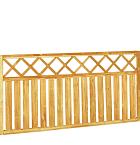 Rechthek met trellis 180 x 90 cm, groen geïmpregneerd.