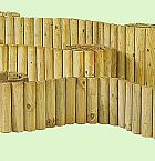 Rolborder Ø 5 x 30 x 250 cm, groen geïmpregneerd.