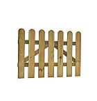 Reliëf rechthekpoort 100 x 100 cm, groen geïmpregneerd.