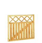 Rechthekpoort met trellis 100 x 90 cm, groen geïmpregneerd.