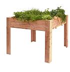 Douglas minigarden op poten 100 x 100 x 80 cm, onbehandeld.