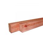 Douglas fijnbezaagde regel 4,5 x 7,5 x 300 cm, onbehandeld.