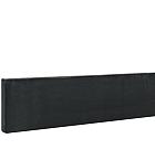 Betonplaat glad 24 x 3,5 x 184 cm, antraciet gecoat.