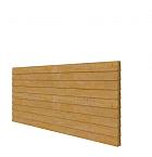 Douglas wandpakket t.b.v. dubbelzijdige wand kapschuur Comfort 371x162 cm, groen geïmpregneerd.