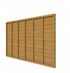 Douglas wandpakket t.b.v. enkelzijdige wand Comfort/DHZ 371x224 cm, groen geïmpregneerd.