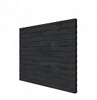 Douglas wandpakket t.b.v. dubbelzijdige wand Comfort/DHZ 278,5x224 cm, zwart geïmpregneerd.