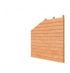 Douglas wandpakket tbv dubbelzijdige zijwand kapschuur Comfort, kleurloos geïmpregneerd