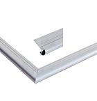 Aluminium daktrimset met ronde kraal t.b.v. plat dak, maximale dakmaat 550 x 400 cm.