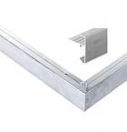 Aluminium daktrimset recht tbv plat dak, maximale dakmaat 1300 x 700 cm