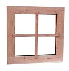 Douglas vast raam Prestige met dubbelglas, 66,4 x 66,4 cm, onbehandeld.