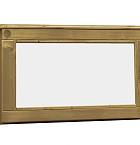 Douglas vast raam met melkglas, 71,2 x 39 cm, groen geïmpregneerd.