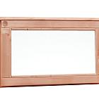 Douglas vast raam met melkglas, 71,2 x 39 cm, kleurloos geïmpregneerd.
