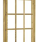 Douglas 9-ruits uitzetraam, 89,8 x 136,3 cm, groen geïmpregneerd.