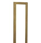 Douglas vast raam (zijlicht), 51,5 x 155 cm, groen geïmpregneerd.