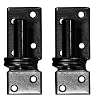 Duim zwart 16 mm tbv poort, per 2 stuks