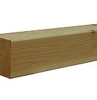 Douglas geschaafde paal duplo verlijmd 14 x 14 x 240 cm, groen geïmpregneerd.