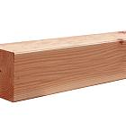 Douglas geschaafde paal duplo verlijmd 14 x 14 x 400 cm, onbehandeld.