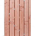 Douglas geschaafde plankendeur op verstelbaar stalen frame, 18 mm, 100 x 190 cm, onbehandeld.