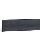 Betonplaat glad 24 x 3,5 x 224 cm, antraciet ongecoat.