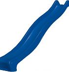 Kunststof glijbaan 290 x 50 cm, 150 cm hoog, blauw.