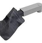 Dakdoorvoer met zijuitloop t.b.v. blokhutten met plat dak.