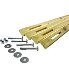 Dakverankeringsset t.b.v. 28 mm en 44 mm blokhutten.