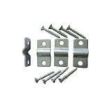 Montagebeslag tbv gaaspanelen en wilgenmatten, set à 4 stuks
