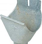 Verzinkte onderuitloop, Ø 8 cm.