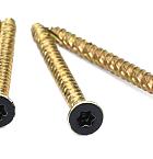 Schroef 3 x 45 mm met een zwarte kop, doos à 200 st.