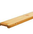 Vuren geschaafde afdeklat met sponning (6,2 cm) 1,9 x 9,6 x 181,5 cm tbv recht en toogscherm, groen geïmpregneerd