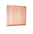 Douglas geschaafd plankenscherm 21-planks 16 mm, 180 x 180 cm tbv betonsysteem, onbehandeld
