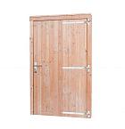 Douglas enkele deur inclusief kozijn extra breed en hoog, rechtsdraaiend, 110 x 214,5 cm, onbehandeld.