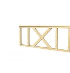 Hekwerk met kruis vuren type A, 178,5 x 73 cm, onbehandeld.