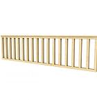 Hekwerk recht vuren type C, 278,5 x 73 cm, onbehandeld.