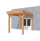 Buitenverblijf aan huis Premium I, douglas, basismodel XL/A, 207x349 cm, kleurloos geïmpregneerd.