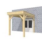 Buitenverblijf aan huis Premium I, vuren, basismodel XL/A, 207x349 cm, onbehandeld.