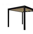 Buitenverblijf plat dak Allure I, vuren, basismodel XL/B, 253x353 cm, kleurloos geïmpregneerd.