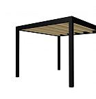 Buitenverblijf plat dak Allure I, vuren, basismodel XL/C, 303x353 cm, onbehandeld.