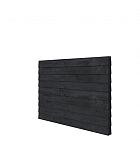 Vuren wandpakket t.b.v. dubbelzijdige wand kapschuur Comfort 229x162 cm, zwart geïmpregneerd.