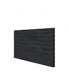 Douglas wandpakket tbv dubbelzijdige wand kapschuur Comfort 278,5x162 cm, zwart geïmpregneerd