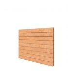 Douglas wandpakket t.b.v. dubbelzijdige wand kapschuur Comfort 229x162 cm, onbehandeld.