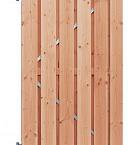 Redvision geschaafde plankendeur op verstelbaar stalen frame, 16 mm, 100 x 190 cm.