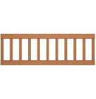 Hardhouten tuinhek Colorado 60 x 180 cm.