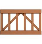 Hardhouten tuinpoort Colorado 60 X 100 cm.