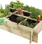 Minigarden grenen 20 x 90 x 90 cm (HxBxD), groen geïmpregneerd.