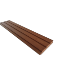 Thermovision Ayous geschaafd triple profiel 2 x 14 x 245 cm, thermisch gemodificeerd, pak a 4 stuks.